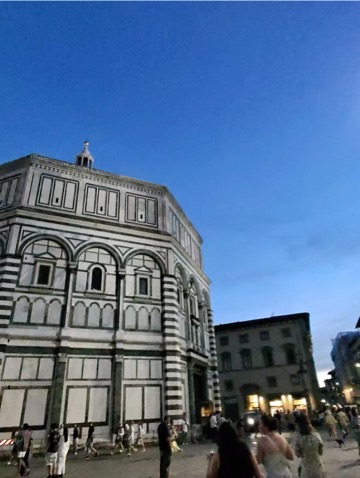 Florence Baptistery at dusk
